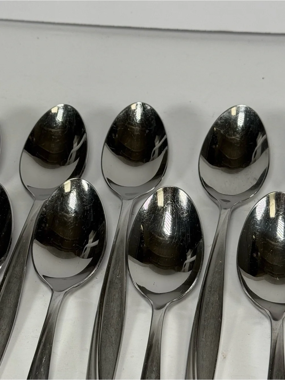 Oneida Camlynn Cleo Stainless Flatware 42 Pcs Lot Frosted/Mirror Finish Serving